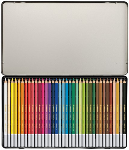 Kleurpotlood STABILO CarbOthello kalkpastel 36st 36 Stuk-2