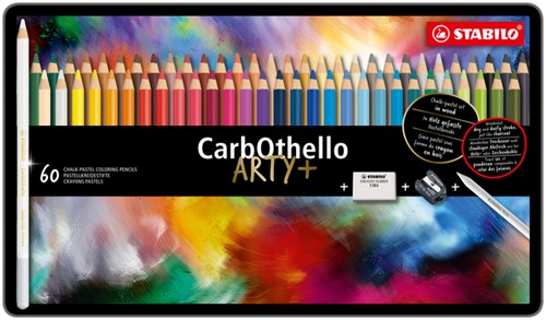 Kleurpotlood STABILO CarbOthello kalkpastel 60st 60 Stuk