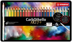 Kleurpotlood STABILO CarbOthello kalkpastel 48st 48 Stuk