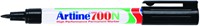 Viltstift Artline 700 rond 0.7mm blister zwart 1 Stuk-1