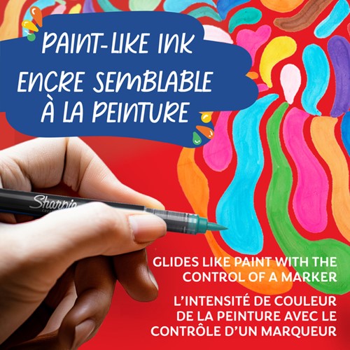 Creatieve marker Sharpie 12st assorti 12 Stuk-2