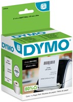 Papierrol Dymo LabelWriter doorlopend 57mmx91m wit 1 Stuk