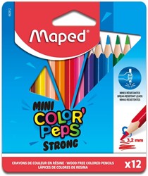 Kleurpotlood Maped ColorPeps Mini Strong 12 stuks 12 Stuk