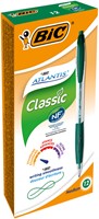 Balpen Bic Atlantis classic grip clic M groen 1 Stuk-2
