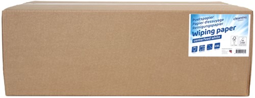 Poetspapier Cleaninq klein 1laags 12x120m wit 12 Rol-3