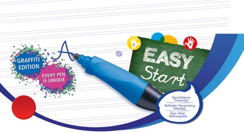Rollerpenvulling STABILO Easyoriginal F 20st blauw 20 Stuk-1