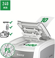 Papiervernietiger Leitz IQ Auto+ Of Pro 600 2x15mm 1 Stuk-3