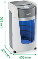 Papiervernietiger Leitz IQ OptiMax 550 Office 1 Stuk-2
