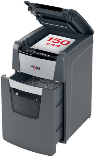 Papiervernietiger Rexel Optimum Auto+ 150M 2x15mm 1 Stuk-3