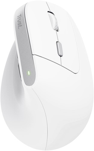 Muis Trust ergonomisch BAYO II draadloos wit 1 Stuk-3