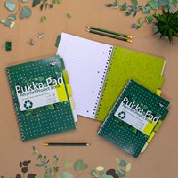 Projectboek Pukka Recy A4 lijn 4-g 200pag 80gr gn 1 Stuk-3