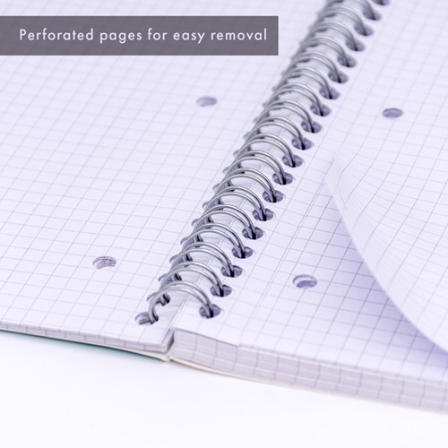 Collegeblok Pukka Jotta A4 rt 5x5 4-g 200pags gn 1 Stuk-2