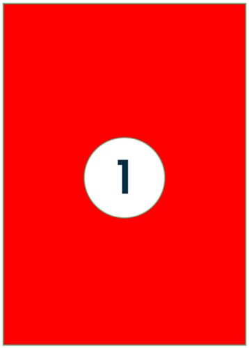 Etiket Rillprint 210x297mm fluor rood 100st 100 Vel-3