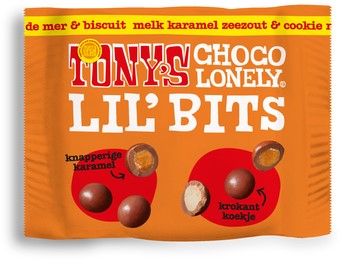 Chocolade Tony Chocolonely Lil Bits kara zeez cook 40 Gram
