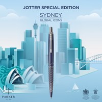 Balpen Parker Jotter Sydney CT M blauw 1 Stuk-2