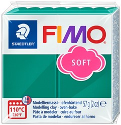 Boetseerklei Fimo soft 57 g smaragd 1 Stuk