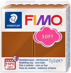 Boetseerklei Fimo soft 57 g caramel 1 Stuk