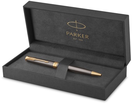 Balpen Parker Sonnet Grey Collection GT M grijs 1 Stuk-3