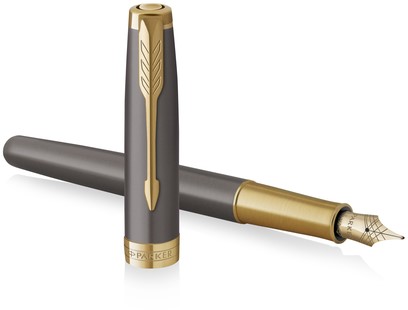 Vulpen Parker Sonnet Grey Collection GT F grijs 1 Stuk-3