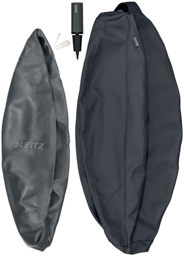 Actieve zitbal Leitz Ergo 65cm anti-rol donkergs 1 Stuk-1