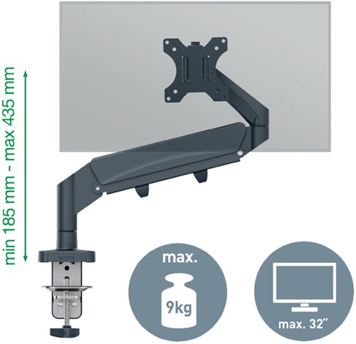 Monitorarm Leitz Ergo ruimtebesparend enkel 1 Stuk-2