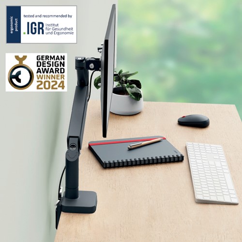 Monitorarm Leitz Ergo ruimtebesparend enkel 1 Stuk-5