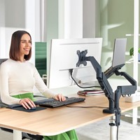 Monitor en laptoparm Leitz Ergo donkergrijs 1 Stuk-6