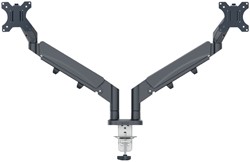 Monitorarm Leitz Ergo ruimtebesparend dubbel 1 Stuk