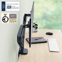 Monitorarm Leitz Ergo ruimtebesparend dubbel 1 Stuk-7