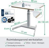 Zit-sta bureau Leitz Ergo elektrisch compact 1 Stuk-12