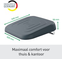 Voetensteun Leitz Ergo verstelb gerecycled grijs 1 Stuk-3