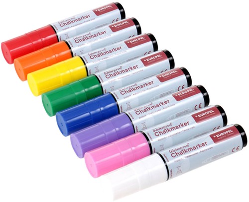 Krijtstift Europel watervast 15mm ass 8 stuks 8 Stuk-3
