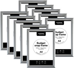 Kliklijst Europel Budget A4 zilver 10 stuks 10 Stuk