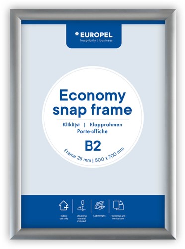 Kliklijst Europel Economy B2 zilver 1 Stuk