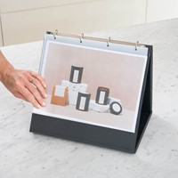 Tafelflipover Rillstab  A4 liggend zwart 10 tassen 10 Stuk-2