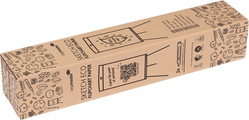 Flipoverpapier Legamaster SKETCH ECO raster 2x 50v 2 Rol-2