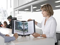 Zichtpanelensysteem bureau Tarifold VEO A4 zwart 1 Stuk-4