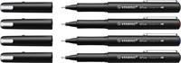 Fineliner STABILO dr!ver fijn assorti 4 stuks 4 Stuk-2