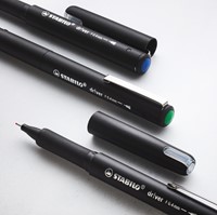 Fineliner STABILO dr!ver fijn rood 1 Stuk-3
