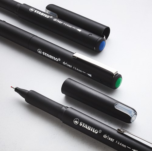 Fineliner STABILO dr!ver fijn rood 1 Stuk-3