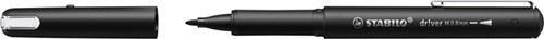 Fineliner STABILO dr!ver medium zwart 1 Stuk