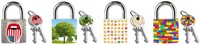 Hangslot Masterlock 30mm 4 patronen assorti 1 Stuk