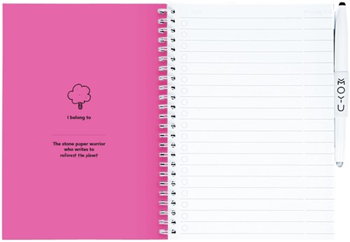 MOYU A5 Hardcover Passion Pink 1 Stuk-3