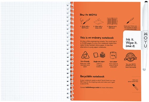 MOYU A5 Hardcover Sunset Orange 1 Stuk-1