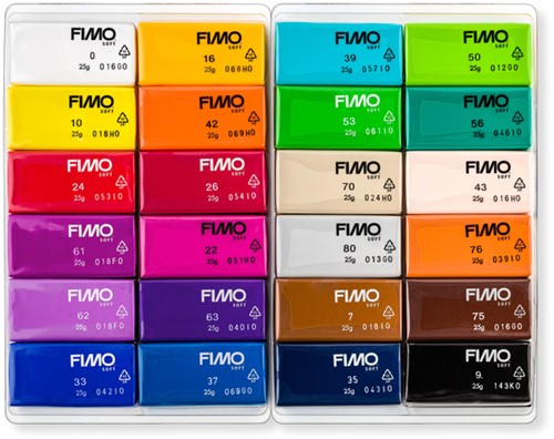 Boetseerklei Staedtler Fimo soft 24st assorti 24 Stuk-2
