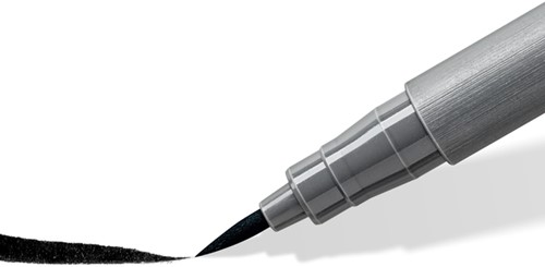 Brushpen Staedtler pigment soft set 6 kleuren 6 Stuk-3