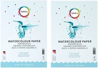 Aquarelblok Qrea A4 20vel 200gr gelijmd 20 Vel-2