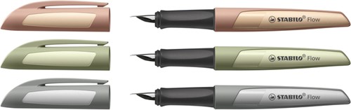 Vulpen STABILO Flow M lichtbruin 1 Stuk-1