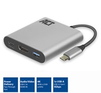 USB-C multiport adapter voor 1 HDMI monitor 1 Stuk-2