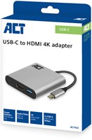 USB-C multiport adapter voor 1 HDMI monitor 1 Stuk-1